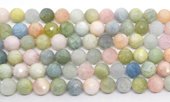 Beryl Faceted round 14mm Strand 30 beads-beads incl pearls-Beadthemup