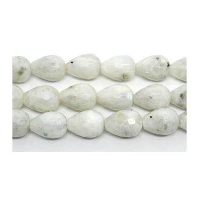 Moonstone Faceted Teardrop 15x20mm EACH BEAD