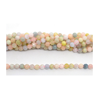Beryl Faceted Round 6mm strand 70 beads