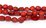 Red Coral coin 20x14mm strand 23 beads