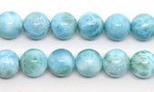 Larimar Polished Round 14mm EACH Beads-beads incl pearls-Beadthemup