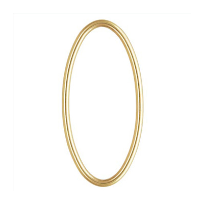 14k gold Filled Oval closed Jumpring 0.89x20x10mm 2 pack