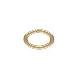 14k Gold filled Jumplock Oval 1.27x6.4x9.6mm 5 Pack-findings-Beadthemup