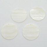 Mother of Pearl 45mm Pendant EACH-beads incl pearls-Beadthemup