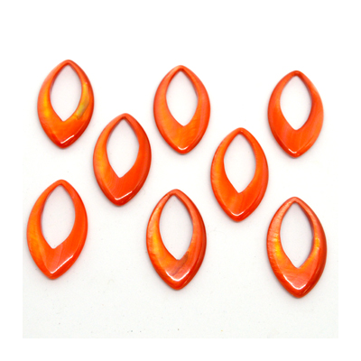Mother of Pearl Orange Marquise 39x22mm EACH