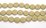 Lava cream 20mm flat Round beads per strand 19 beads