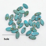 Turquoise Marquoise shape 8x15mm EACH BEAD-beads incl pearls-Beadthemup