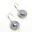 Sterling Silver 20mm Mabe Pearl Earrings