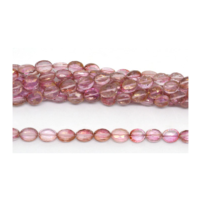 Mystic Quartz Pink Faceted Oval 9x7mm EACH BEAD