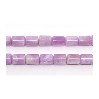 Kunzite Polished Barrel 11x14mm Styrand 27 beads