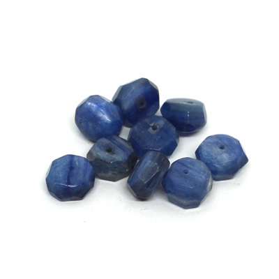 Kyanite Faceted Rondel 13x6mm EACH BEAD