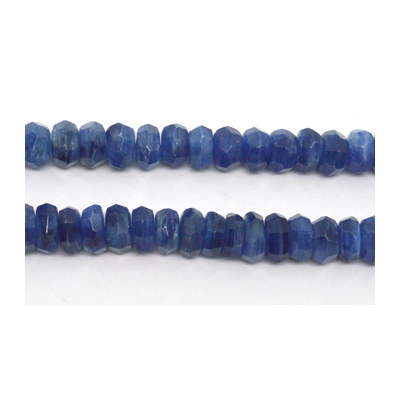 Kyanite Faceted Rondel 10x5mm strand 66 beads