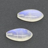 Moonstone Rainbowl Briolette 10x20mm PAIR-beads incl pearls-Beadthemup