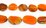 Agate slice Orange approx 36x30mm EACH BEAD