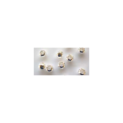 Sterling Silver AT Bead Round 5mm 20 pack