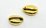 Cowrie Shell beads 22mm long Gold Colour EACH BEAD