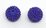Lapis 13x15mm woven 2mm beaded bead EACH