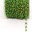 Green Onyx 2mm multi drop Vermeil handmade Chain per 50cm