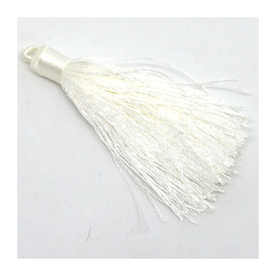 Tassel 75mm White EACH