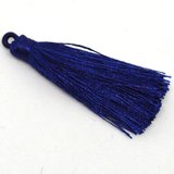 Tassel 75mm Navy EACH-tassels-Beadthemup