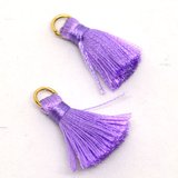 Tassel 25mm Lilac incl Ring 2 pack-tassels-Beadthemup