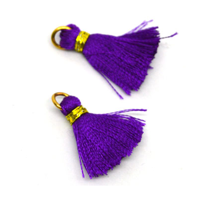 Tassel 25mm Amethyst Purple incl Ring 2 pack