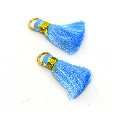 Tassel 25mm Blue incl Ring 2 pack
