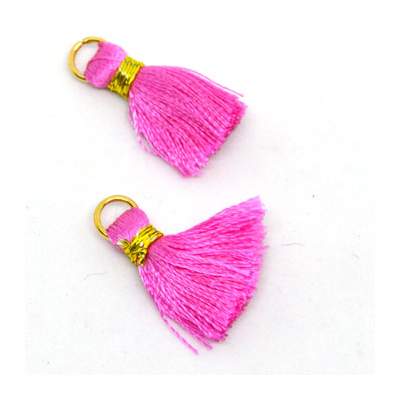 Tassel 25mm Fushia Pink incl Ring 2 pack