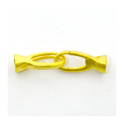 Vermeil MATT Clasp hook 29x14mm