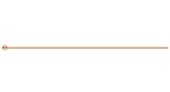14k ROSE Gold filled headpin Ball 0.5x38mm 10 pack-findings-Beadthemup