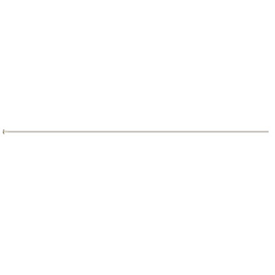 Sterling silver Headpin flat 0.5x76mm 10 pack