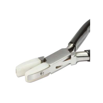 Nylon jaw pliers with extra set of replaceable jaws