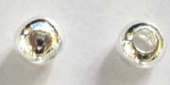 Sterling Silver Bead Round 8mm 2 pack-findings-Beadthemup