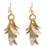 Gold plate Sterling Silver Earring 50mm perfect to add a bead