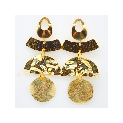 Glam Night out Gold Earrings