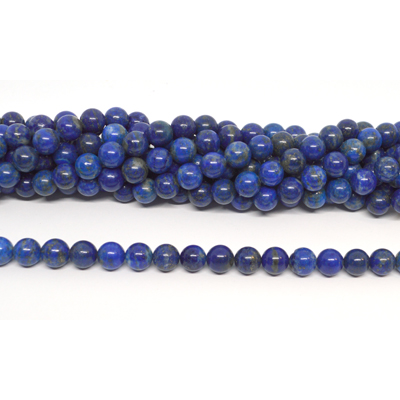 Lapis Lazuli Polished Round strand 8mm 45 beads