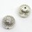 Base metal CCB 26mm Bead Round 2 pack