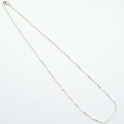 Sterling Silver 1.2mm box Chain 46cm 1 pack - Findings-925 Sterling ...
