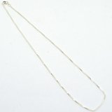 Sterling Silver 1.2mm box Chain 46cm 1 pack-findings-Beadthemup