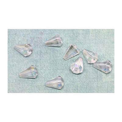 Chinese Crystal Teardrop 9x13mm Crystal AB 10 pack