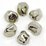 Base Metal Bead Oval 17x13.mm 6 pack