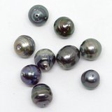 Tahitian Pearl approx 10mm 1.2mm Hole EACH BEAD-beads incl pearls-Beadthemup