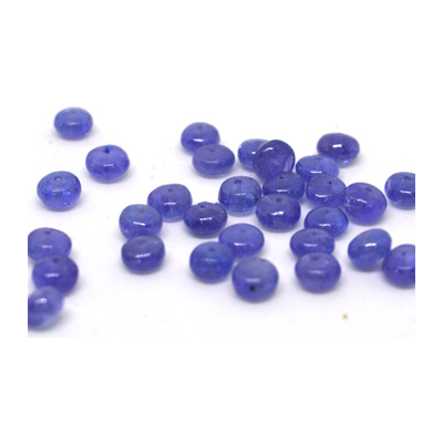 Tanzanite pol rondel str 5x3mm EACH BEAD