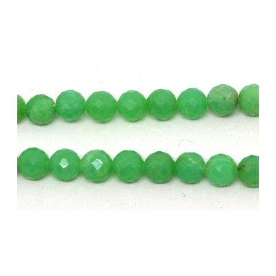 Chrysophase Faceted round 6mm EACH BEAD