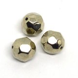 Base Metal Bead 20mm Faceted 2pk-findings-Beadthemup