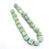 Amazonite Polished Nugget approx. 20mm 20 beads per strand-beads incl pearls-Beadthemup