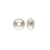 Sterling Silver Bead Saucer 3.3x2mm 0.9mm hole 20 pack-findings-Beadthemup