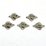 Base Metal Flower Connector 30mm 5 pack