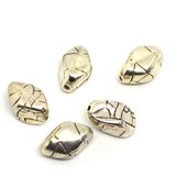 Base Metal Nugget Bead 20mm 5 pack-findings-Beadthemup