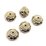 Base Metal Rondel Bead 20x10mm 5 pack